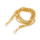 Ball chain for handbags with carabiner, length 120 cm - Nickel (1 Piece) Ball chain for handbags with carabiner, length 120 cm - Nickel (1 Piece)