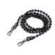 Ball chain for handbags with carabiner, length 120 cm - Nickel (1 Piece) Ball chain for handbags with carabiner, length 120 cm - Nickel (1 Piece)