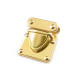 Zapięcie do torby 36x33 mm - Nikiel (1 Zestaw) Zapięcie do torby 36x33 mm - Nikiel (1 Zestaw)