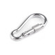 Alloy keyring carabiner / snap hook safety clip - Black (2 Pieces) Alloy keyring carabiner / snap hook safety clip - Black (2 Pieces)