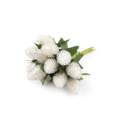 Owoce oszronione na druciku - White (1 Pęczek)