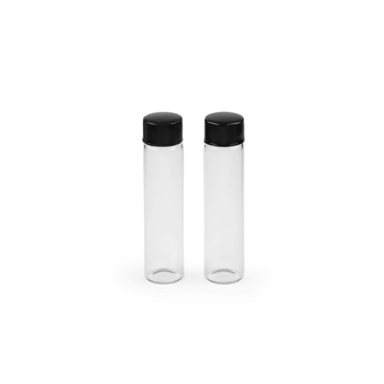Buteleczka szklana z zakrętką 16x68 mm - Transparent (120 Sztuki) Buteleczka szklana z zakrętką 16x68 mm - Transparent (120 Sztuki)