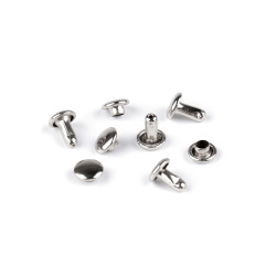 Nity puste ø6 mm dwustronne - Nikiel (100 Pary)