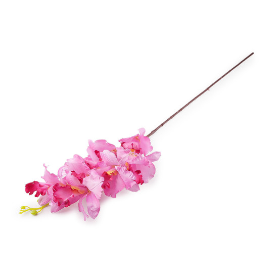 Sztuczna orchidea długa - Zieleń pastel (3 Sztuki)