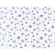 Papier do pakowania 0,7x2 m motyw świąteczny renifer, śnieżynki, gwiazdki - Niebieski (1 Sztuka) Papier do pakowania 0,7x2 m motyw świąteczny renifer, śnieżynki, gwiazdki - Niebieski (1 Sztuka)
