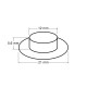 Grommet / eyelet, inner ø12 mm / outer ø21 mm, shiny, 2nd quality - Black nickel (10 Pairs) Grommet / eyelet, inner ø12 mm / outer ø21 mm, shiny, 2nd quality - Black nickel (10 Pairs)