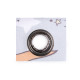 Grommet / eyelet, inner ø12 mm / outer ø21 mm, shiny, 2nd quality - Black nickel (10 Pairs) Grommet / eyelet, inner ø12 mm / outer ø21 mm, shiny, 2nd quality - Black nickel (10 Pairs)