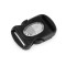 Hebilla de liberación lateral con elemento reflectante, ancho 32 mm - Negro (10 Piezas)