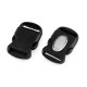 Klamra z regulatorem i odblaskiem szerokość 32 mm - Czarny (50 Sztuki) Klamra z regulatorem i odblaskiem szerokość 32 mm - Czarny (50 Sztuki)