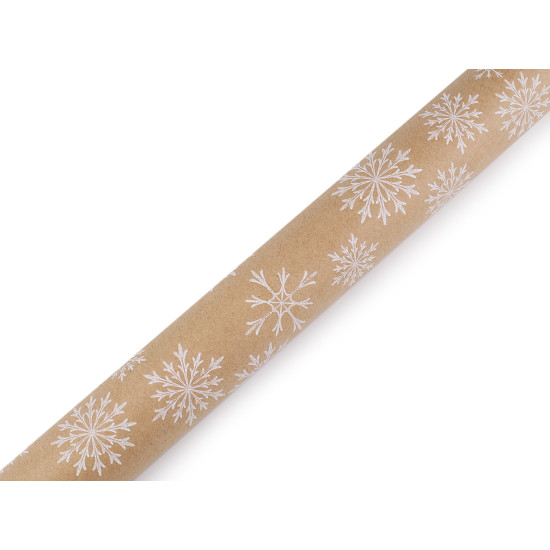 Papier do pakowania 0,7x2 m z brokatem motyw świąteczny - Turkusowy morski (1 Sztuka)