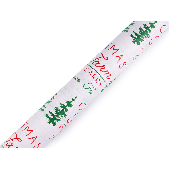 Papier do pakowania 0,7x2 m motyw świąteczny - Czerwony (1 Sztuka) Papier do pakowania 0,7x2 m motyw świąteczny - Czerwony (1 Sztuka)