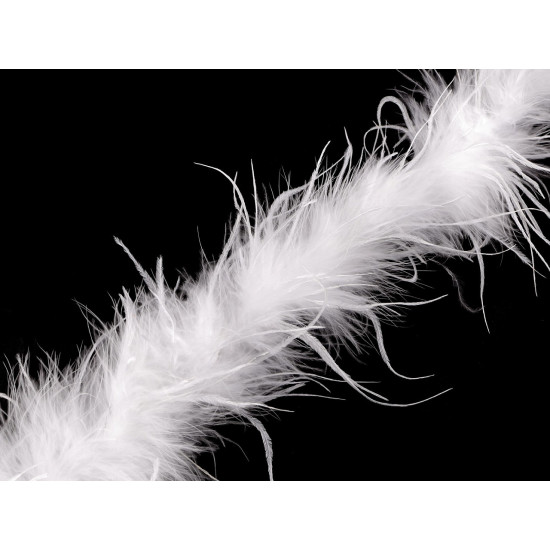 Boa - pióra strusie 21-24 g długość 1,8 m - Czarny (1 Sztuka) Boa - pióra strusie 21-24 g długość 1,8 m - Czarny (1 Sztuka)