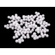 Bambulka mini ø4 mm - Biela (1 Vrecko) Bambulka mini ø4 mm - Biela (1 Vrecko)