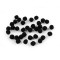 Mini pom pom ø8 mm bojt - Fekete (100 Darabok)