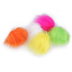 Decorative fur pom-pom for making gnomes and figures ø8 cm - Lime (12 Pieces) Decorative fur pom-pom for making gnomes and figures ø8 cm - Lime (12 Pieces)