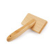 Combing brush / wooden comb for macrame 5.5x10.5 cm - Ivory (1 Piece) Combing brush / wooden comb for macrame 5.5x10.5 cm - Ivory (1 Piece)
