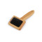 Brosse en bois pour macramé, 5 x 7 cm - Ivoire (1 Pièce)