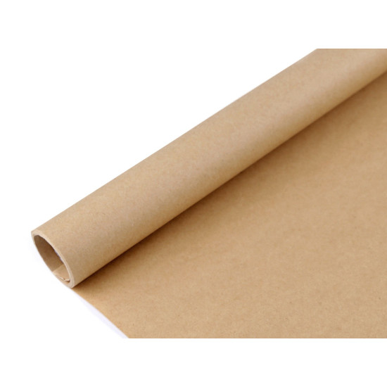 Papier do pakowania 0,7x2 m naturalny, matowy - Naturalny brąz (100 Sztuki)