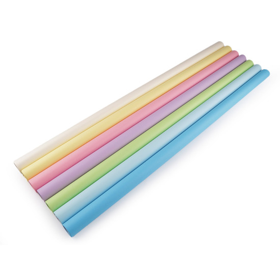 Papier do pakowania jednokolorowy 0,78x2 m matowy - Fiolet pastela (1 Sztuka) Papier do pakowania jednokolorowy 0,78x2 m matowy - Fiolet pastela (1 Sztuka)