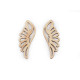 Ailes en bois pour confection d’anges - Brun naturel (20 Pièces) Ailes en bois pour confection d’anges - Brun naturel (20 Pièces)