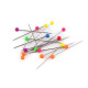 Alfileres con cabeza de plástico neón, largo 38 mm - Mezcla (20 Cajas)