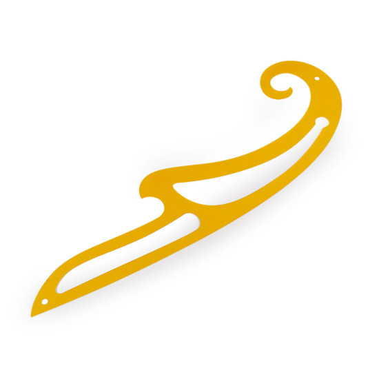 French curve ruler - Yellow (5 Pieces) French curve ruler - Yellow (5 Pieces)