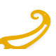 French curve ruler - Yellow (5 Pieces) French curve ruler - Yellow (5 Pieces)