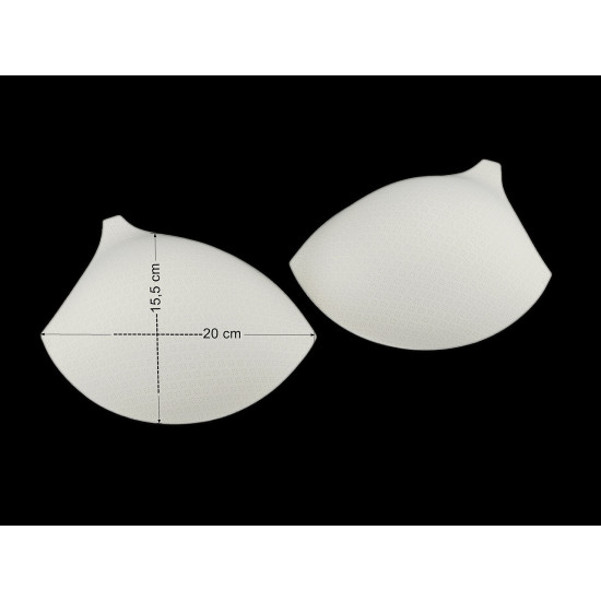 Miseczki do staników / gorsetów perforowane soft rozmiar 34 - Off white (25 Pary) Miseczki do staników / gorsetów perforowane soft rozmiar 34 - Off white (25 Pary)