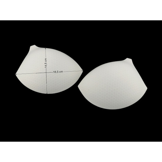 Miseczki do staników / gorsetów perforowane soft rozmiar 32 - Off white (25 Pary) Miseczki do staników / gorsetów perforowane soft rozmiar 32 - Off white (25 Pary)