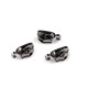 Slider for nylon zippers no 5 with pendant hook - Black nickel (3 Pieces) Slider for nylon zippers no 5 with pendant hook - Black nickel (3 Pieces)