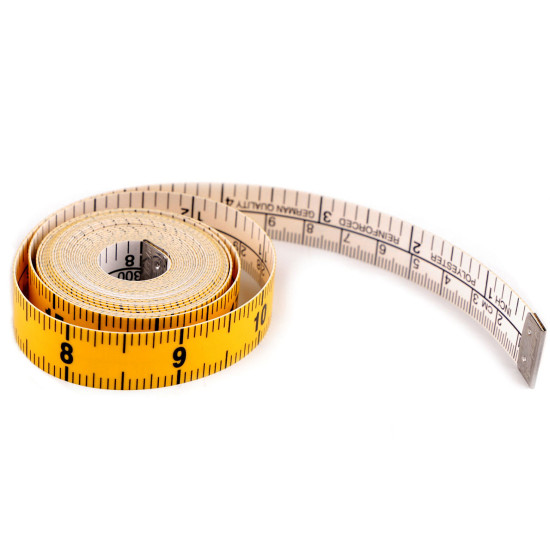 Centymetr krawiecki niemiecka jakość 300 cm - Żółty (6 Sztuki) Centymetr krawiecki niemiecka jakość 300 cm - Żółty (6 Sztuki)
