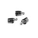 Slider for no 3 plastic zippers with pendant hook - Nickel (100 Pieces) Slider for no 3 plastic zippers with pendant hook - Nickel (100 Pieces)