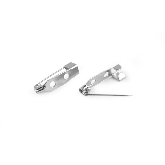 Zapięcie do broszki 5x20 mm - Platyna (10 Sztuki) Zapięcie do broszki 5x20 mm - Platyna (10 Sztuki)