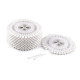 Stecknadeln mit kunststoffknopf auf rosette, länge 40 mm - Perlmutt-weiß (12 Rosetten) Stecknadeln mit kunststoffknopf auf rosette, länge 40 mm - Perlmutt-weiß (12 Rosetten)