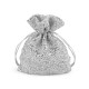 Woreczek podarunkowy 13x18 cm - Srebrny (10 Sztuki) Woreczek podarunkowy 13x18 cm - Srebrny (10 Sztuki)
