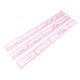 Flexible ruler 5x60 cm - Transparent (3 Pieces)