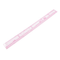 Flexible ruler 5x60 cm - Transparent (1 Piece)