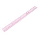 Flexible ruler 5x60 cm - Transparent (3 Pieces)