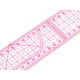 Flexible ruler 5x60 cm - Transparent (3 Pieces)