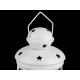 Metal lantern - White (1 Piece) Metal lantern - White (1 Piece)