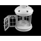 Metal lantern - White (1 Piece) Metal lantern - White (1 Piece)