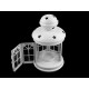 Metal lantern - White (1 Piece) Metal lantern - White (1 Piece)