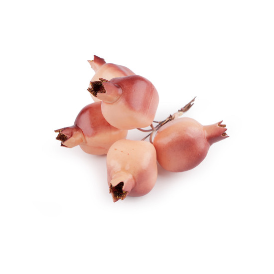 Artificial pomegranate on a wire - As pictured (2 Bunches)