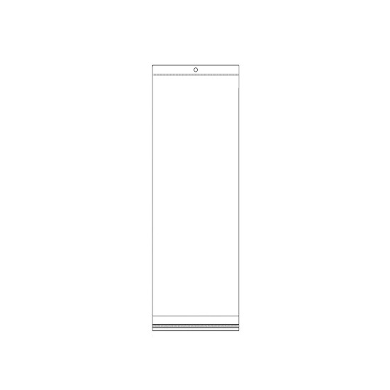 Torebki foliowe z paskiem klejącym i zawieszką 12x30 cm - Transparent (100 Sztuki) Torebki foliowe z paskiem klejącym i zawieszką 12x30 cm - Transparent (100 Sztuki)