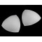 Costume da bagno / bikini, pad rinforzanti traspiranti, taglia 44, prodotto di 2° qualità - Bianco (1 Paio)