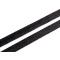 Anse en raphia pour sacs légers et décoration, 1,2 x 40 cm - Noir (10 Pièces)
