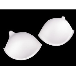 Miseczki do staników / gorsetów rozmiar 40 - White (1 Para)