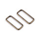 Anneau métallique pour sangle, largeur 50 mm - Nickel (200 Pièces) Anneau métallique pour sangle, largeur 50 mm - Nickel (200 Pièces)