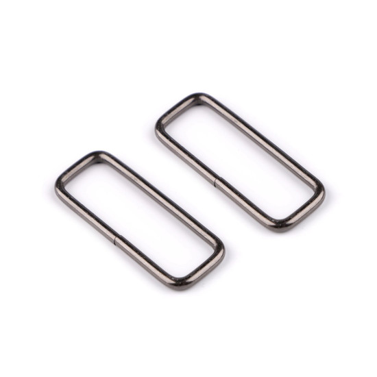 Anneau métallique pour sangle, largeur 50 mm - Nickel (200 Pièces) Anneau métallique pour sangle, largeur 50 mm - Nickel (200 Pièces)