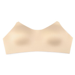 Cupe / bureți sutien / corsete cu perforații, marimea 38; 40 - Nude (1 Bucată)
